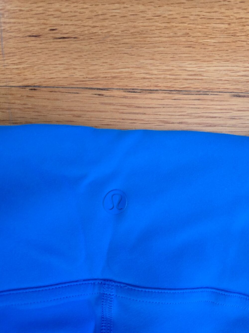 lululemon athletica Women’s Size 12 Blue Solid Ankle Leggings Logo